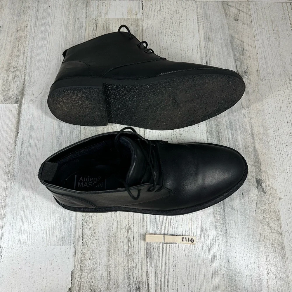 Aiden & Mason Vivaldi Chukka‎ Men's Boot in Black #1110